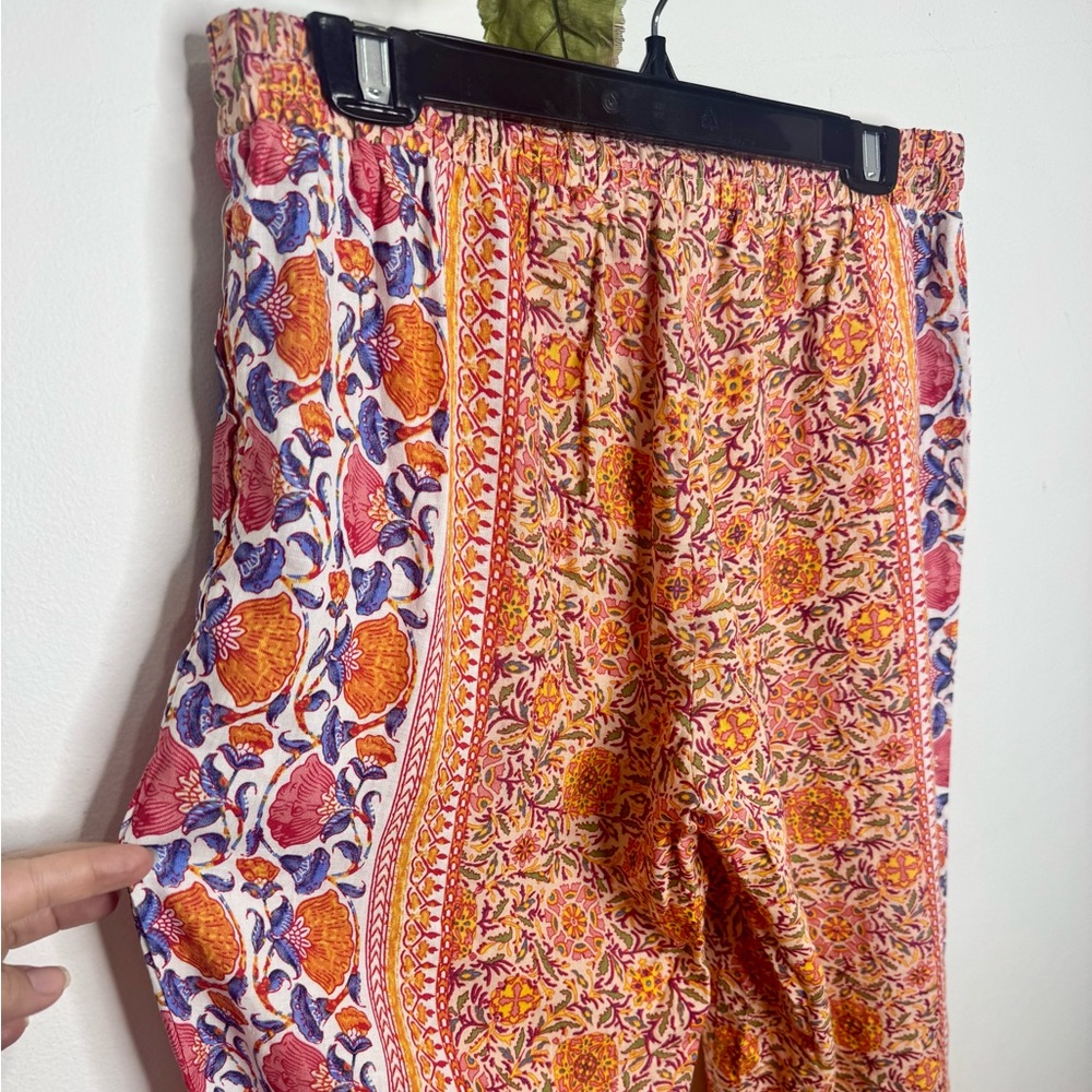 Rachel Zoe Marigold Market Linen-Blend Pants - Picture 6 of 8